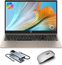 15.6’’ Touchscreen Laptop for Business & Student, Intel Core i3 Processor, 16GB RAM 512GB SSD, Copilot AI & Long Battery Life, Numeric Keypad, Camera with Privacy Shutter, Win 11 with Accessory