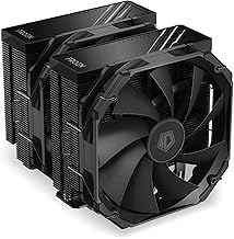 ID-COOLING FROZN A720 Black - 6.4" Height Black Dual-Tower Air CPU Cooler, 7×Ф6mm Heatpipes, Dual 140x140x25mm FDB Fans, TDP 300W, Intel LGA1700/1851/1200/115X/20XX; AMD AM4/AM5 (163mm in Height)