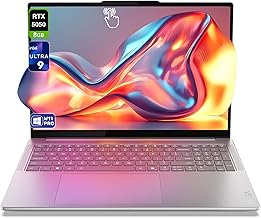 Yoga Pro 9i Laptop, Intel Ultra 9-285H, 32 GB LPDDR5x RAM, 2 TB PCIe SSD, 16" 2.8K (2880x1800) OLED Touchscreen, Nvidia G-Force RTX 5050, Backlit Keyboard, W11 Pro, Luna Grey