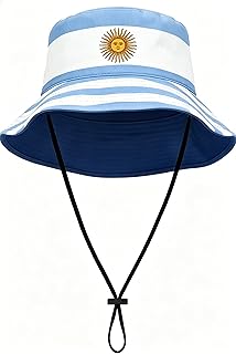 2026 World Cup Country Flag Bucket Hat for Men Women, Adjustable Soccer Fan Fisherman Hat, Lightweight Breathable Sun Hat