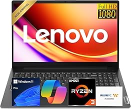New V15 Business and Student Laptop, AMD Ryzen 3 7000 Series(Beat i7-1160G7), 16GB DDR5 RAM, 256GB PCIe SSD, 15.6" FHD IPS Display, Ethernet Port RJ-45, Windows 11 Pro, Black