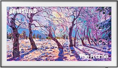 32-Inch Class QLED The Frame LS03C Series, 1080p Resolution, Quantum HDR, Art Mode, Anti-Reflection Matte Display, Slim Fit Wall Mount Included, Smart TV w/Alexa Built-in (QN32LS03CB)