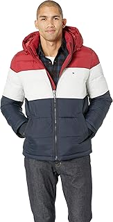 Men's Down Alternative Hooded Puffer Jacket (Standard and Big & Tall)