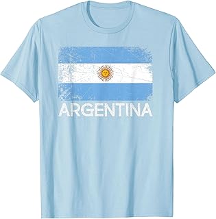 Argentinian Flag T-Shirt | Vintage Made in Argentina Gift T-Shirt
