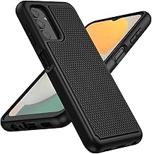 BNIUT for Samsung Galaxy A13 5G Case: Dual Layer Protective Heavy Duty Cell Phone Cover Shockproof Rugged with Non Slip Textured Back - Military Protection Bumper Tough - 6.5inch (Black Matte)