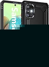 Galaxy A71 5G Case, Military Grade Heavy Duty Rugged Dual Layers Full Body Shockproof Screen Camera Protection with Ring Kickstand Magnetic SM-A716U Cell Phone Hard Back Cover for Men Women Black