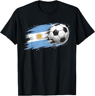 Argentina Soccer Ball Argentina Flag T-Shirt