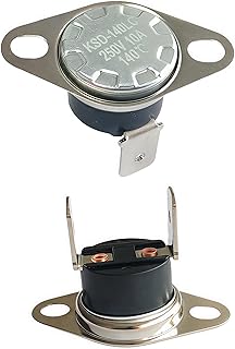 KSD-140LC Thermal Fuse Thermostat for Samsung Microwave Ovens (MG11H2020CT) - 140℃ High-Temp Protection Switch, Normally Closed, Direct Replacement