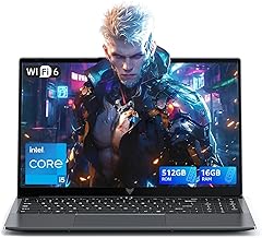 Laptop with Windows 11,15.6 inch Laptop Computer with Intel 12-Core i5 Processor (Up to 4.5GHZ),16GB RAM 512GB SSD,WiFi 6, Webcam,Intel Iris Xe Graphics,High Performance Laptops for Student,Business
