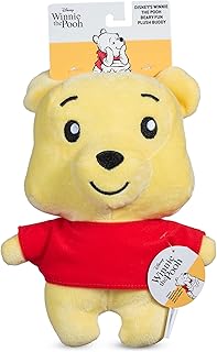 for Pets Winnie the Pooh: Beary Fun Plush Buddy for Dogs, 9in Dog Toys | Plush Toy for Dogs Inspired by Winnie the Pooh with Crinkle and Squeaker