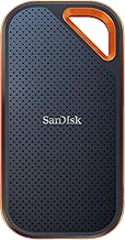 4TB Extreme PRO Portable SSD - Up to 2000MB/s - USB-C, USB 3.2 Gen 2x2, IP65 Water and Dust Resistance, Updated Firmware - External Solid State Drive - SDSSDE81-4T00-G25,Black
