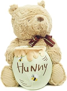 Disney Baby Classic Pooh Waggy - Musical Plush Stuffed Animal, 13 Inches , Brown
