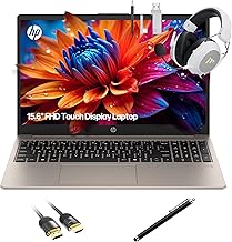 15.6 inch FHD IPS Touchscreen Laptop, Windows 11 Pro, Intel Core i3-N305 Processor, 8GB RAM, 256GB SSD, Webcam Privacy Shutter, Copilot, w/Stylus Pen HDMI, Cozy Cashmere