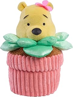 Winnie the Pooh Hello Spring Potted Plant, 10.5-inc Stuffed Toy, Cute for Spring or Easter Baskets for 2+ Years and Older