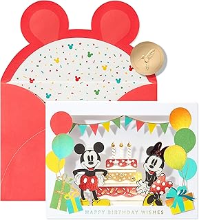 Papyrus Mickey and Minnie Mouse Birthday Card (As Wonderful As You)