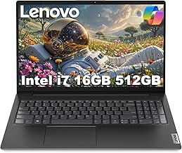 Lenovo Laptop Computer for Business & Student, 15.6" FHD, Intel 10-Core i7-240H (> Ultra 7 155U), 16GB DDR5, 512GB SSD, V Series Beat Ideapad, Webcam w/Shutter, Numeric Keypad, Win 11 Home w/Copilot