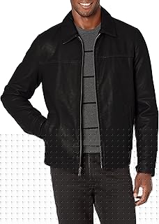 Men's Classic Faux Leather Jacket