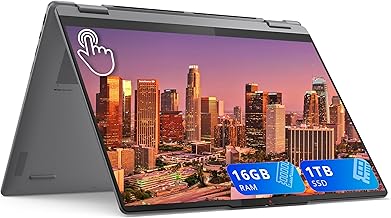 Lenovo Yoga 7i 2-in-1 Copilot+ PC, 16" 2K Touchscreen Laptop, Intel Core Ultra 7 256V(>i9-13900H), 16GB LPDDR5X, 1TB SSD, Intel Arc, Backlit Keyboard, Fingerprint, Wi-Fi 7, Win 11, Gray (Renewed)