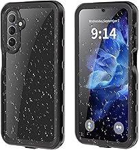 Compatible with Samsung Galaxy A16 5G Case 6.7'' Waterproof Dustproof【IP68 Underwater】 Diving Swim Clear Built-in Screen Protection Lanyard 【Military Grade Full Body】 Phone Cases