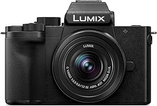 LUMIX G100 4k Mirrorless Camera for Photo and Video, Built-in Microphone with Tracking, Micro Four Thirds Interchangeable Lens System, 12-32mm Lens, 5-Axis Hybrid I.S., DC-G100DKK (Black)
