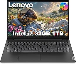 Lenovo Laptop Computer for Business & Student, 15.6" FHD, Intel 10-Core i7-240H (> Ultra 7 155U), 32GB DDR5, 1TB SSD, V Series Beat Ideapad, Webcam w/Shutter, Numeric Keypad, Win 11 Home w/Copilot