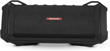 Exos-3 Waterproof Bluetooth Speaker, 60W Peak Power, 20-Hour Playtime, Stereo Sound, USB-C Charging, IPX7 Waterproof, Wireless Pairing, Perfect for Outdoor Adventures