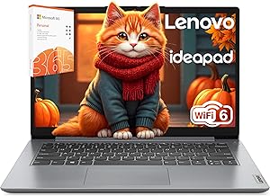 2026 Laptop for Student & Home, 14 inch with Office 365, 8GB RAM, 256GB SSD, Intel Dual Core, WiFi 6, Windows 11, Long Battery Life, Essential Laptop, Grey
