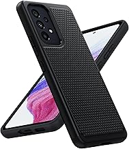 for Galaxy A53-5G Phone Case: Samsung A53 5G Military Grade Drop Protection, 14ft Drop Tested, Anti-Slip Matte Textured, TPU+PC Dual Layer Shockproof Cover (Black)