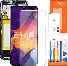 for Samsung Galaxy A10E Screen Replacement for Samsung A10E LCD for Galaxy A10E Display SM-A102U SM-S102DL Touch Screen Digitizer Replacement Assembly Repair Part Black with Frame