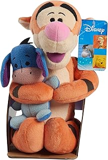 Classics Lil Friends Tigger and Eeyore Plushie Stuffed Animal, Kids Toys for Ages 2 Up by Just Play