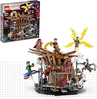 Marvel Spider-Man Final Battle Building Toy - Pretend Play Kids Toy for Fans, Boys & Girls, Ages 10+ - with 3 Spiderman Minifigures - Gift for Birthdays - 76261