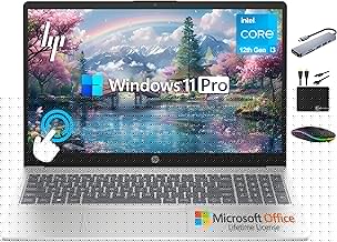 2025 Business 15.6" HD Touch Laptop, 6-Core Intel i3 Processor (Upto 4.4GHz), 16GB RAM, 1TB Storage (512GB SSD+500GB Ext), Long Battery, MarxsolAccessory, Lifetime Microsoft Office, Win 11 Pro