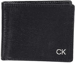 Men's RFID Leather Minimalist Bifold Wallet with Multiple Card Slots and ID Window