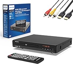 DVD Players for TV with HDMI Port 1080P All Region HD DVD Player for Smart TV USB Input Remote Control Device, Mini DVD CD Player for Home Stereo System, HDMI and RCA Cable Included