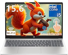 15.6" FHD Touchscreen Laptop 2026, Intel i5-1334U, 8GB RAM, 512GB SSD, Long Battery Life, Portable for Students & Business, Office 365, Numeric Keypad, Fast Charge, Windows 11 Home, Silver