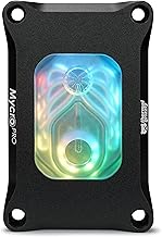 Thermal Grizzly Mycro Pro RGB - CPU AMD AM5 Waterblock Also fits AM4 - G1/4 High Performance Liquid Cooling Block, Precision-Machined Nickel-Plated Copper Cold Plate, 0.2 mm Microfins and Filter