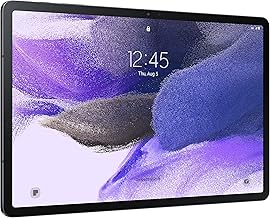 Samsung Galaxy Tab S7 FE 2021 Android Tablet 12.4” Screen WiFi 64GB S Pen Included Long-Lasting Battery Powerful Performance, Mystic Black (Renewed)