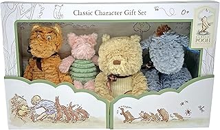 Disney Baby Classic Winnie The Pooh and Friends 4 Piece Plush Collector Set Stuffed Animals